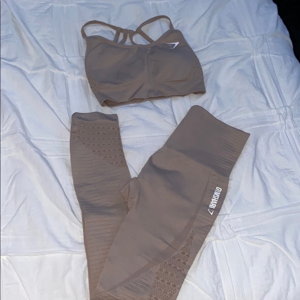 Nude Gymshark set